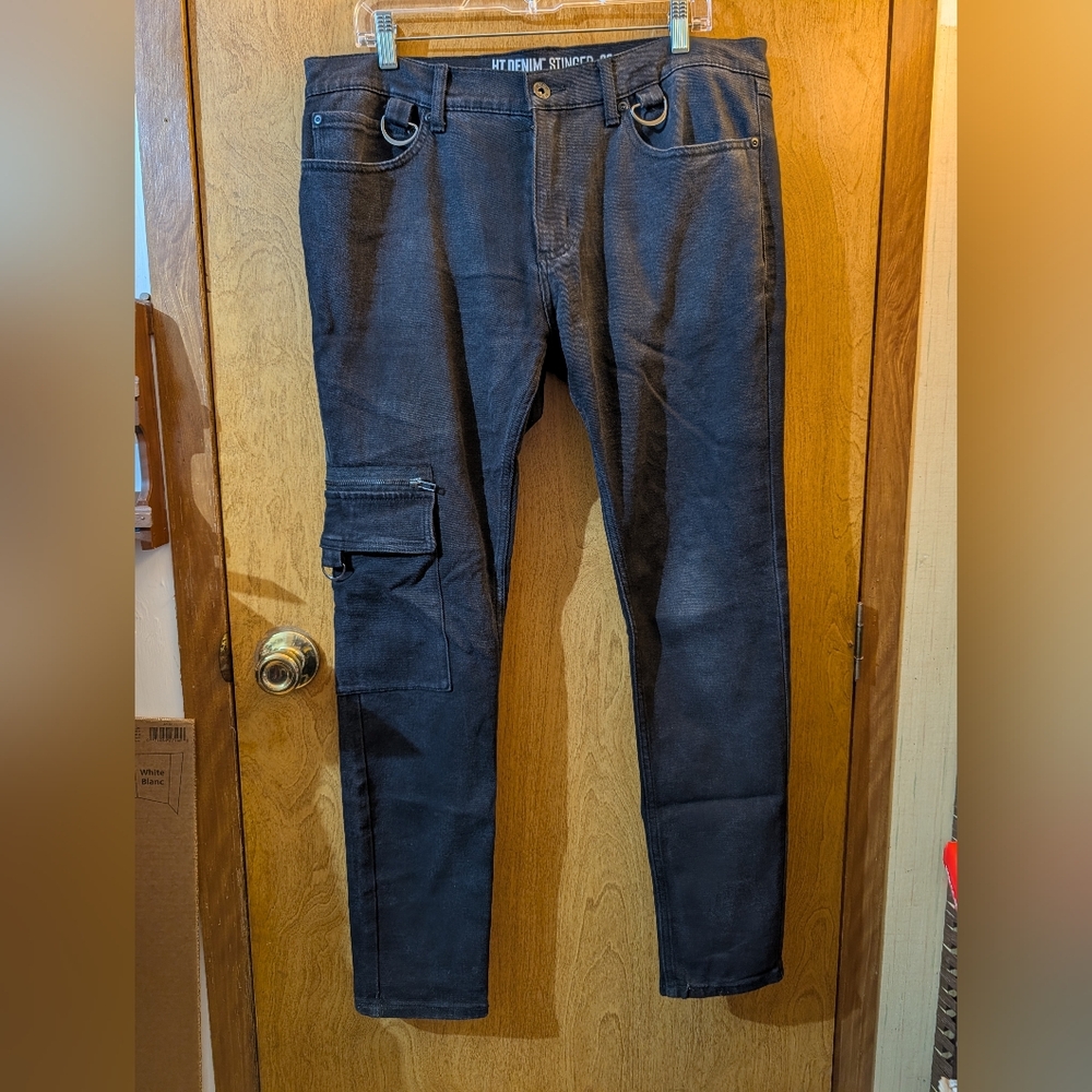 Hot Topic Denim Stinger Black Jeans